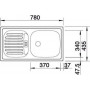 Мойка кухонная Blanco Flex 512032 металлическая 