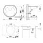 Мойка кухонная Blanco Rondoval 513314 металлическая 