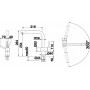 Смеситель Blanco Linus 516704 для кухонной мойки бежевый