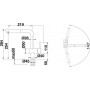 Смеситель Blanco Linus 516697 для кухонной мойки коричневый
