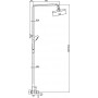 Душевая стойка Bravat Opal F6125183CP-A1-RUS