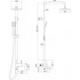 Душевая стойка Bravat REAL F6333367CP-A-RUS