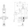 Смеситель для раковины Bravat Art F175109G
