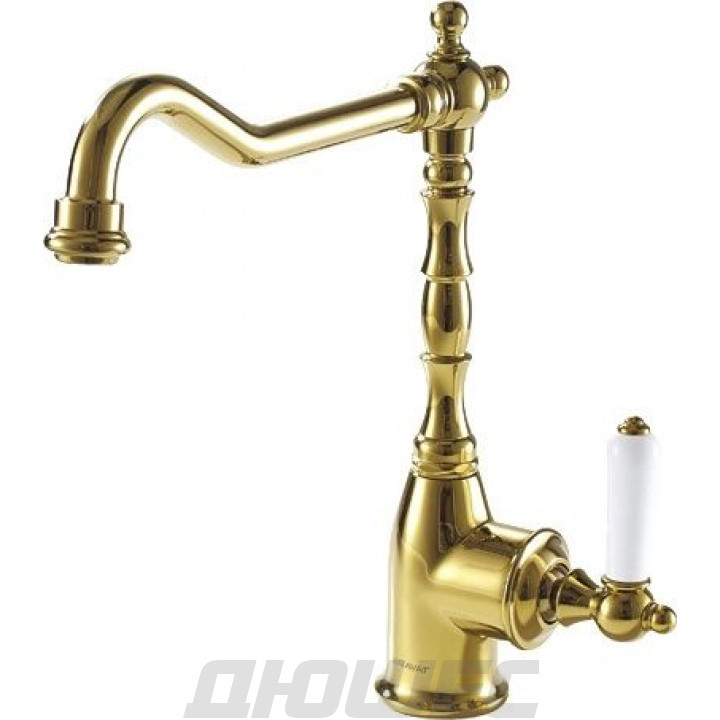 Смеситель для кухонной мойки Bravat Art F775109G-1 золото