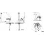 Смеситель для кухонной мойки Bravat Loop F7124182CP-RUS хром