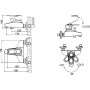 Смеситель для ванны Bravat Loop F6124182CP-01-RUS хром