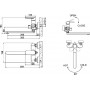 Смеситель для ванны Bravat Opal F6125183CP-02L-RUS хром