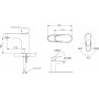 Смеситель для раковины Bravat Pure F1105161C хром