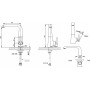 Смеситель для кухонной мойки Bravat Waterfall F773107C-1 хром
