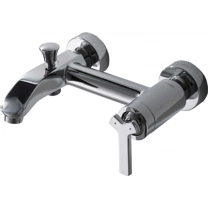 Смеситель для ванны Bravat Waterfall F673107C-01 хром