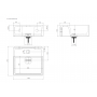 Раковина Clou New Flush CL/03.03410.01 28 см 