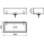 Раковина Clou New Flush CL/03.13431 38 см 