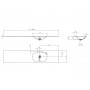 Раковина Clou Hammock CL/02.13074.39.R встраиваемая одинарная 200х50.3