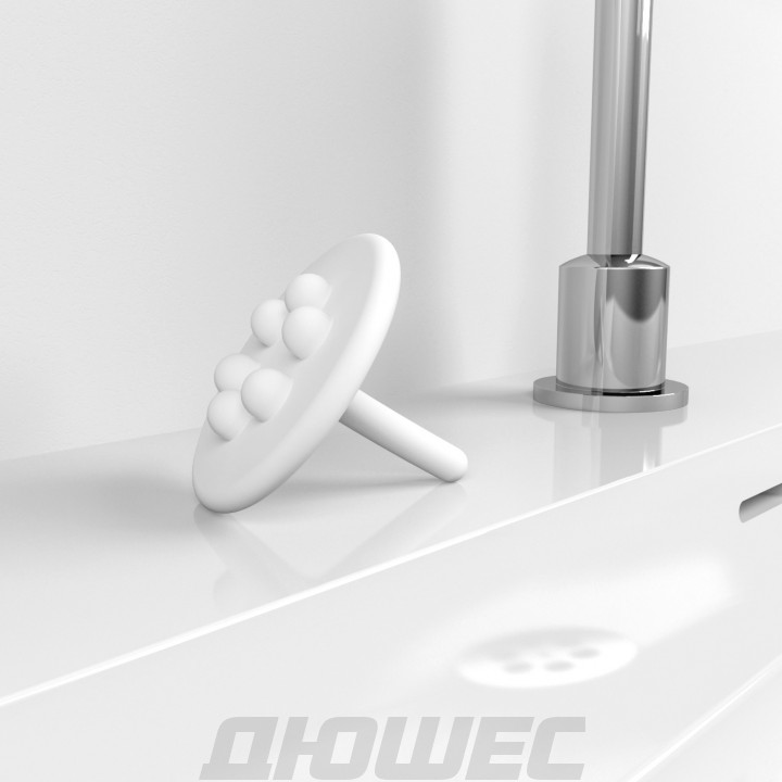 Заглушка силиконовая Clou Wash Me CL/06.55010, белая