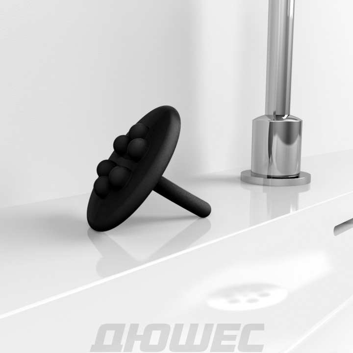 Заглушка силиконовая Clou Wash Me CL/06.55011, чёрная