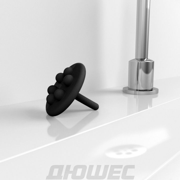 Заглушка силиконовая Clou Mini Wash Me CL/06.55021, чёрная