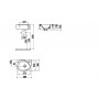 Раковина подвесная Creavit Cocuk CK035-00CB00E-FF00 детская 38х30