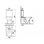 Унитаз-компакт Creavit Lara LR360-11SM00E-0000/LR410-00SM00E-0000/KC1603.01.1400E/IT5130 63.8х37