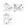 Унитаз подвесной Creavit Sphinx SP320-11CB00E-0000/KC1803.01.0000E 54.5х34