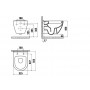 Унитаз подвесной Creavit Terra TP325-11CB00E-0000/KC0103.03.0000E 50.2х35.5