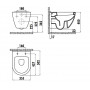 Унитаз подвесной Creavit Terra TP325-11CB00E-NA00/KC0103.03.0000E 50.2х35.5