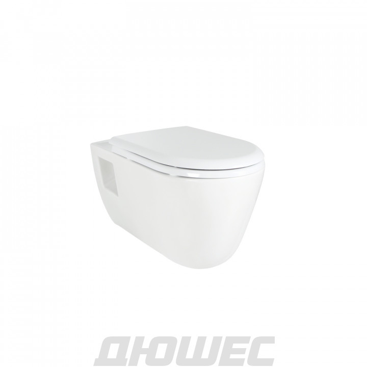 Унитаз подвесной Creavit Patera TP328.00000/KC0103.03.0000E с функцией биде 56.8х36