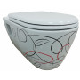 Унитаз подвесной Creavit Patera TP328.001Z0/KC0103.03.0000E 56.8х36