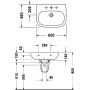 Раковина подвесная Duravit D-Code 23106000002