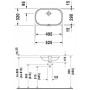 Раковина встраиваемая Duravit D-code 033849 50 см