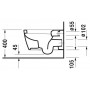 Унитаз подвесной Duravit Me by Starck 2528090000