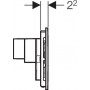 Кнопка смыва Geberit Sigma 40 115.600.SQ.1 хром