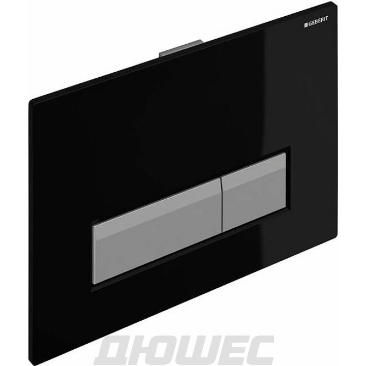 Кнопка смыва Geberit Sigma 40 115.600.SJ.1 хром, черный