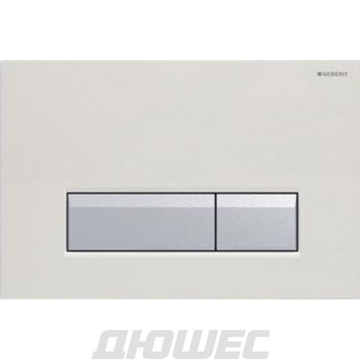 Кнопка смыва Geberit Sigma 40 115.600.SI.1 белый, хром