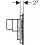 Кнопка смыва Geberit SIGMA 40 115.600.KQ.1 белый