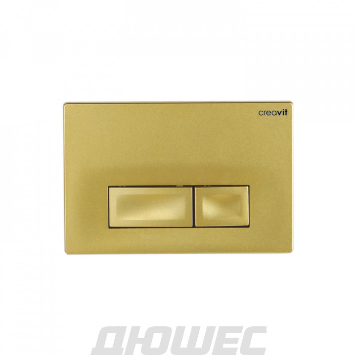 Кнопка смыва для инсталляции Creavit Ore GP3006.00 золото матовое
