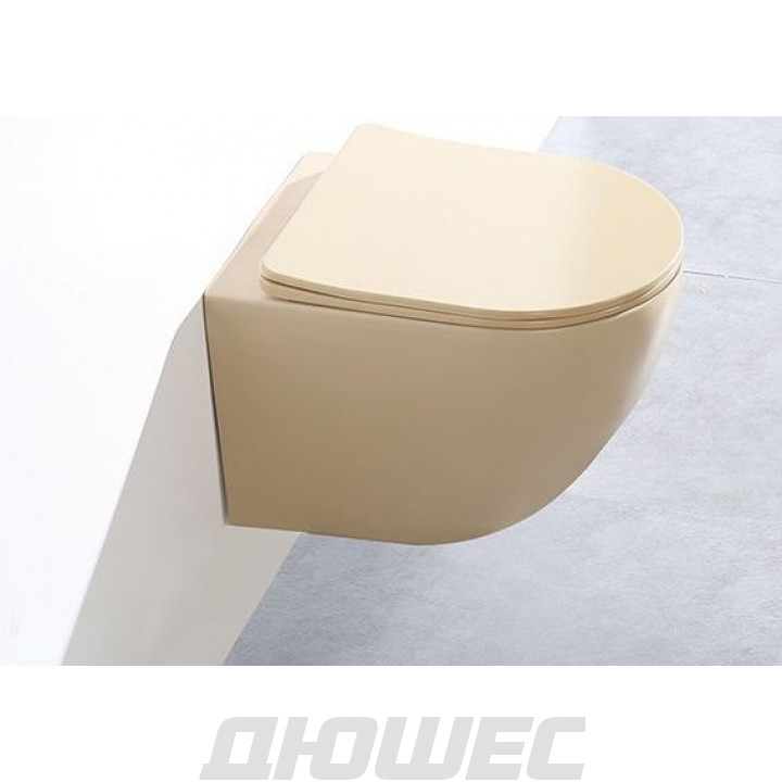 Унитаз подвесной безободковый Gid Sr2198 49х37