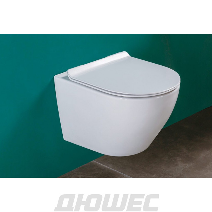 Унитаз подвесной безободковый Gid Tr2198 49х36