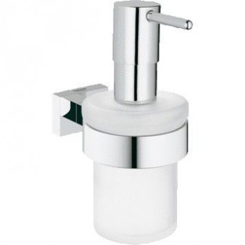 Дозатор для жидкого мыла Grohe Essentials Cube 40756001 с держателем