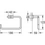 Полотенцедержатель Grohe Essentials Cube 40510001
