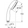 Душевая лейка Grohe New Tempesta Classic 28261002