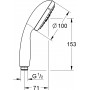 Душевая лейка Grohe New Tempesta Classic 28421002