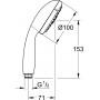 Душевая лейка Grohe New Tempesta Classic 28578002