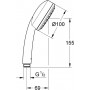 Душевая лейка Grohe New Tempesta Cosmopolitan 26082002
