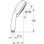 Душевая лейка Grohe New Tempesta Cosmopolitan 27573002