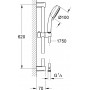 Душевой гарнитур Grohe New Tempesta Cosmopolitan 2757820E
