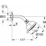 Верхний душ Grohe New Tempesta Rustic 26089001