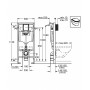 Инсталляция для унитаза Grohe Rapid SL 38536001