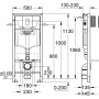 Инсталляция для подвесного унитаза Grohe Rapid SL Fresh 38827000 комплект 5 в 1