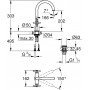 Смеситель для раковины Grohe Atrio New Classic хром 21019003