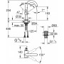 Смеситель для раковины Grohe Atrio New Classic хром 32043003